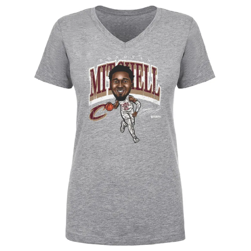 Donovan Mitchell Cleveland Cavaliers Cartoon WHT sold by 500 Level