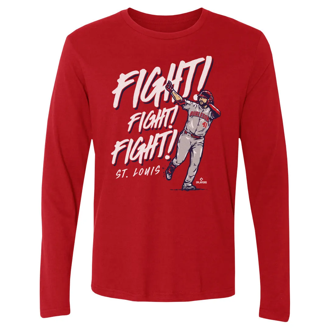 Alec Burleson St. Louis Fight Fight Fight WHT sold by 500 Level