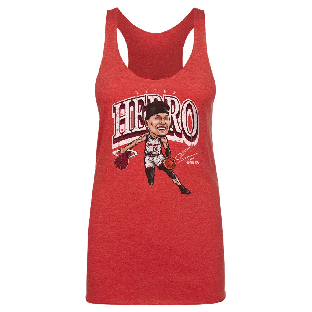 Tyler Herro Miami Heat Cartoon WHT sold by 500 Level product image thumbnail 2