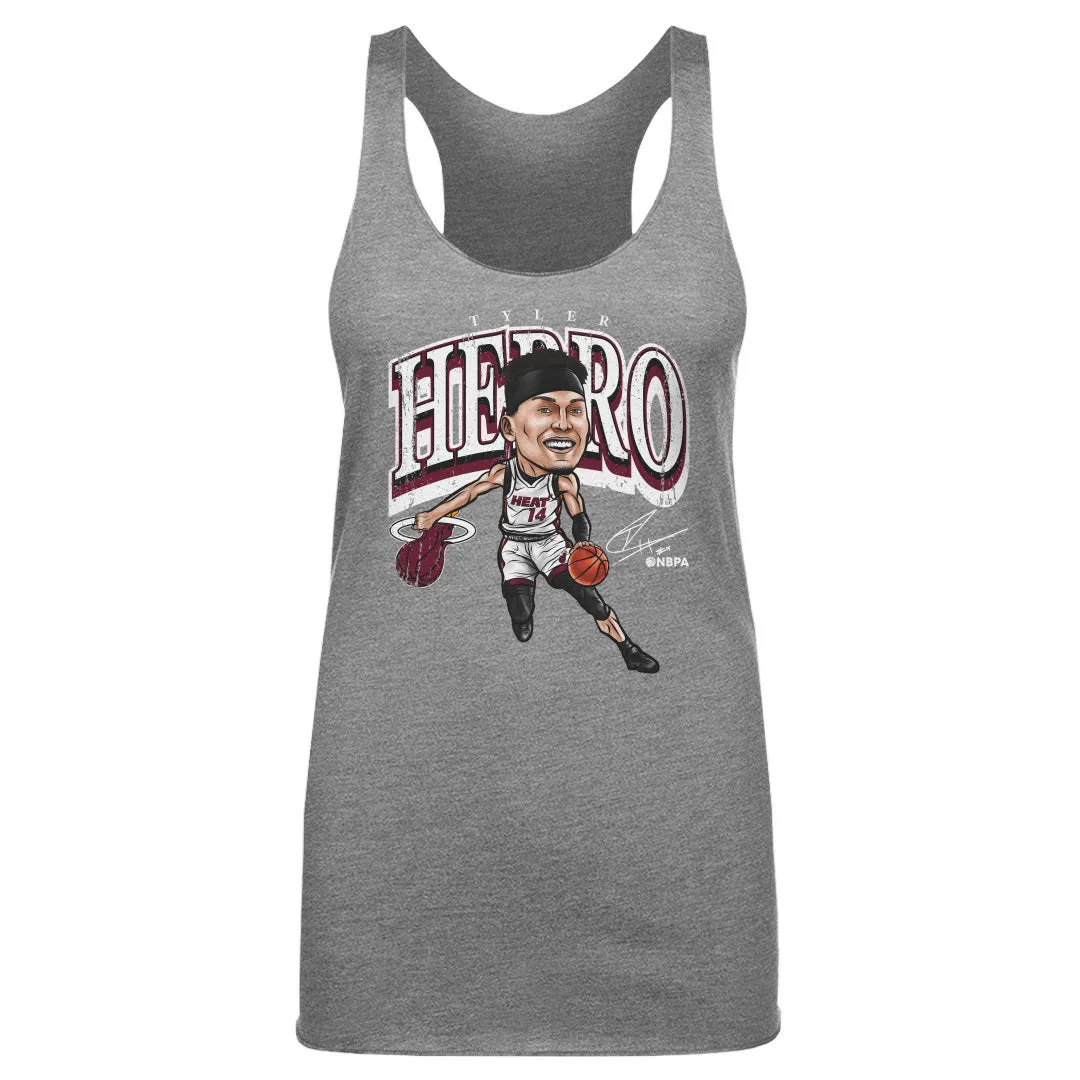 Tyler Herro Miami Heat Cartoon WHT sold by 500 Level product image thumbnail 3