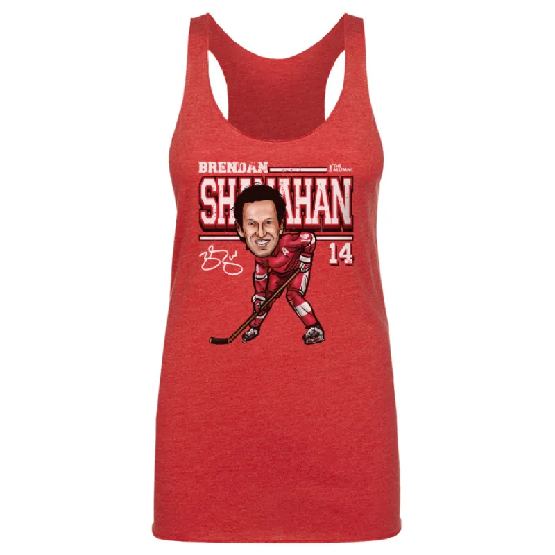 Brendan Shanahan Detroit Cartoon WHT sold by 500 Level