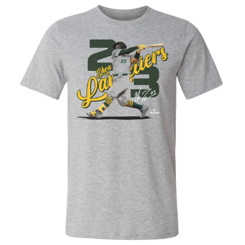 Shea Langeliers Oakland Player Number WHT sold by 500 Level