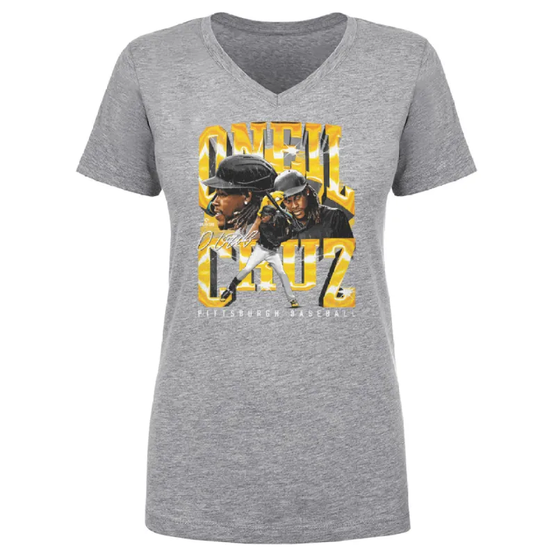 Oneil Cruz Pittsburgh Vintage WHT sold by 500 Level