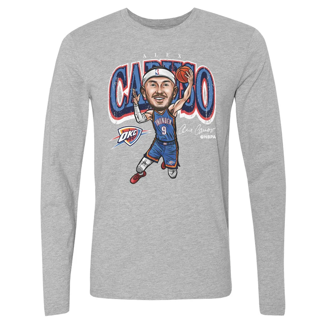 Alex Caruso Oklahoma City Thunder Cartoon WHT sold by 500 Level