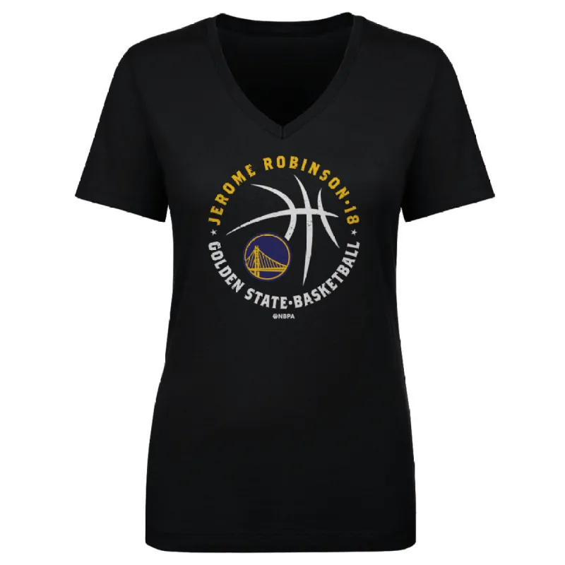 Jerome Robinson Golden State Warriors Player Ball WHT sold by 500 Level