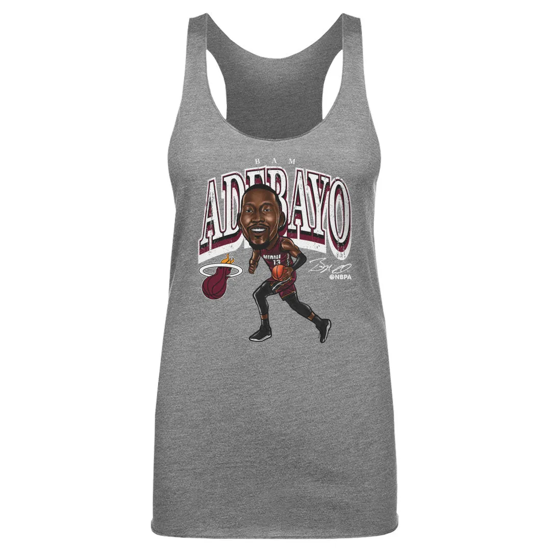 Bam Adebayo Miami Heat Cartoon WHT sold by 500 Level product image thumbnail 2