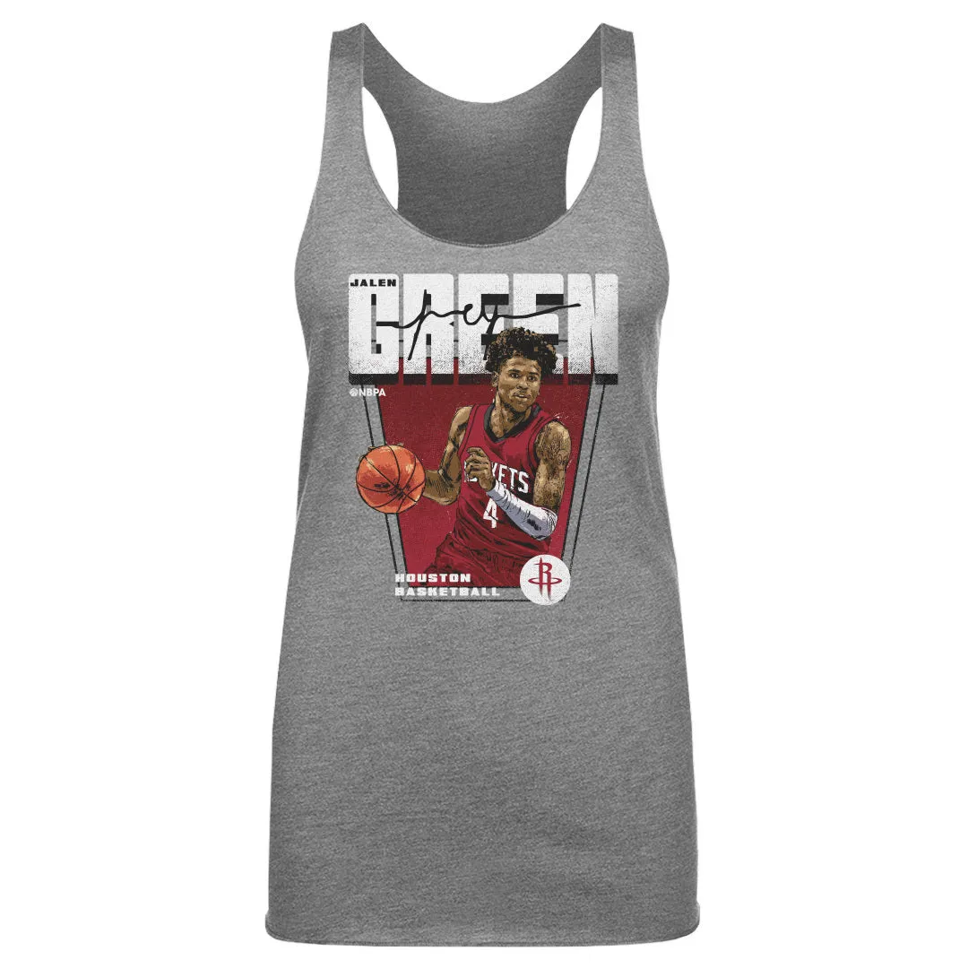 Jalen Green Houston Rockets Premiere WHT sold by 500 Level