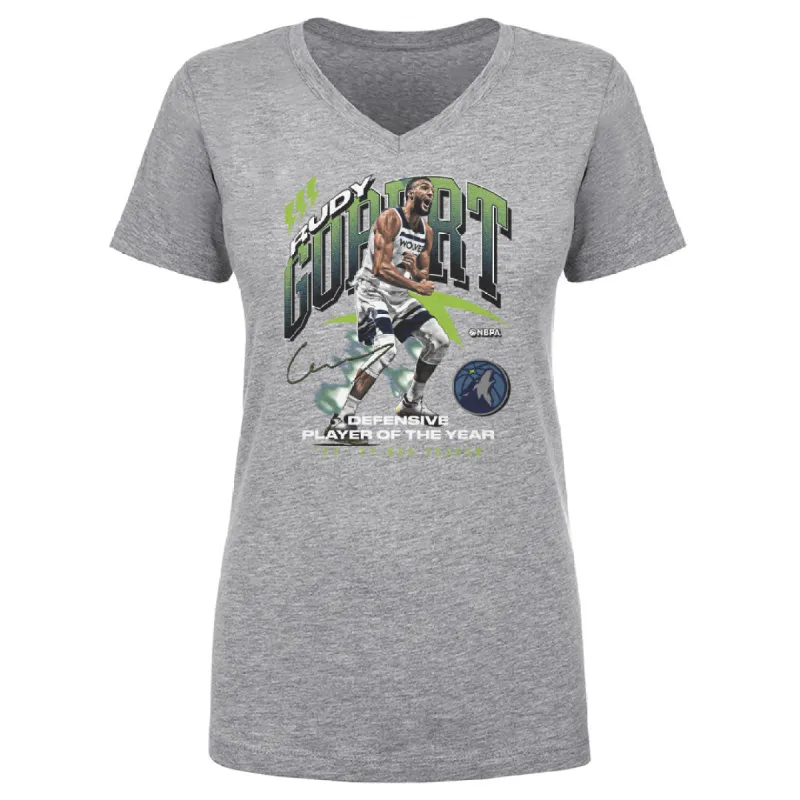 Rudy Gobert Minnesota Timberwolves 2024 NBA DPOY Award WHT sold by 500 Level