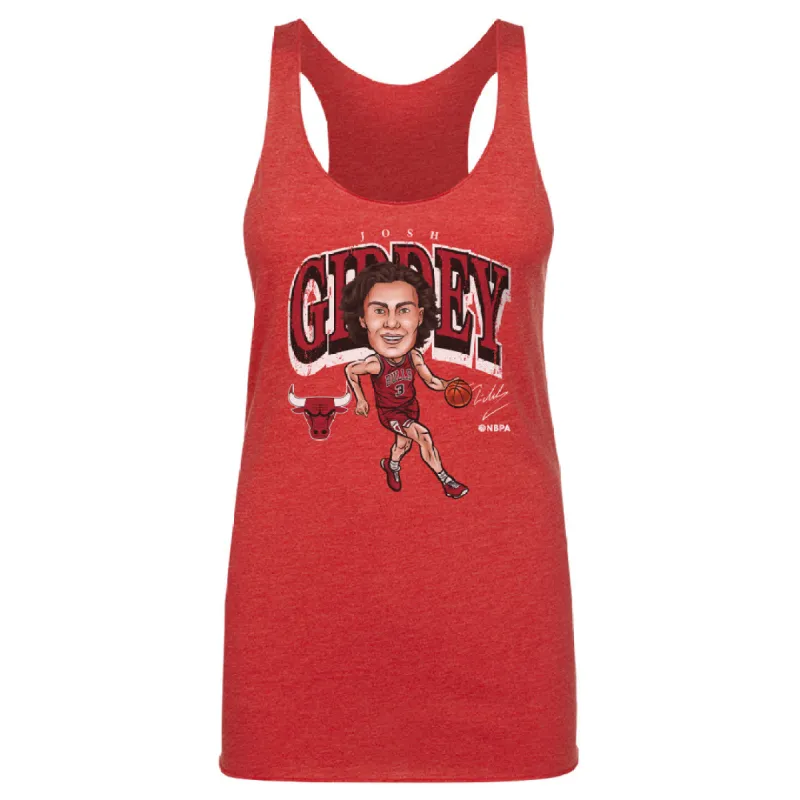 Josh Giddey Chicago Bulls Cartoon WHT sold by 500 Level