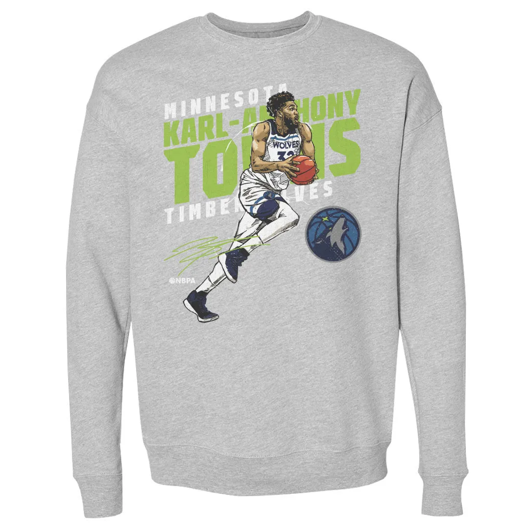 Karl-Anthony Towns Minnesota Timberwolves Slant WHT sold by 500 Level