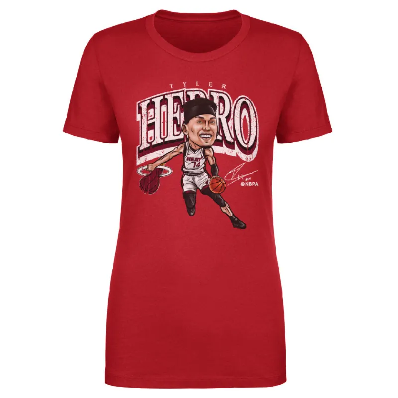 Tyler Herro Miami Heat Cartoon WHT sold by 500 Level