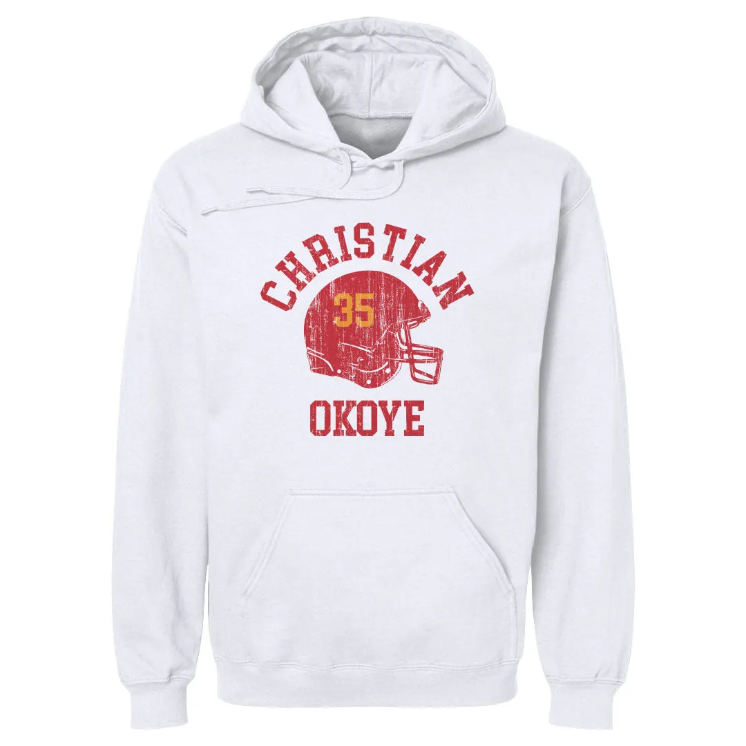 Christian Okoye Kansas City Helmet Font sold by 500 Level