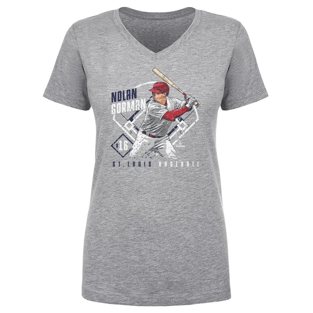 Nolan Gorman St. Louis Ballpark WHT sold by 500 Level