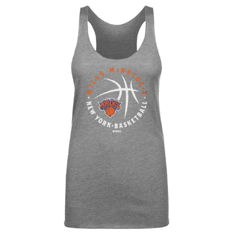 Miles McBride New York Knicks Player Ball WHT sold by 500 Level