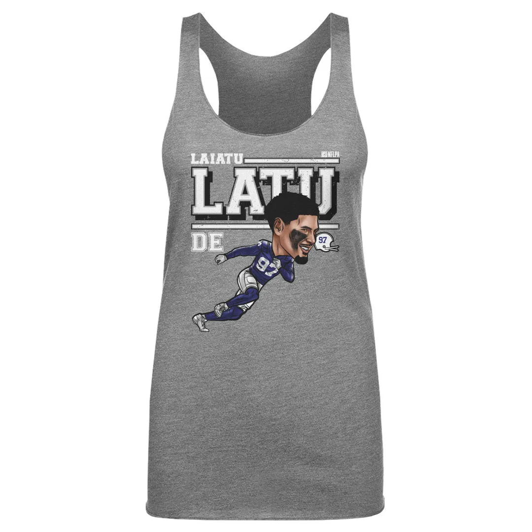 Laiatu Latu Indianapolis Cartoon WHT sold by 500 Level product image thumbnail 2
