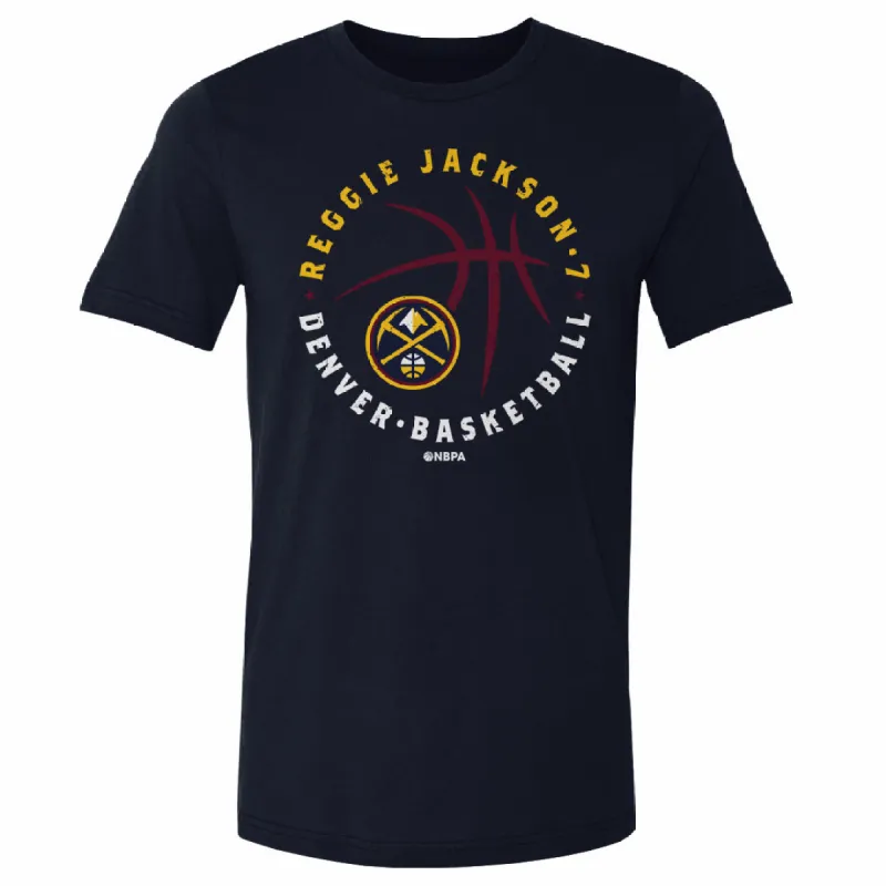 Reggie Jackson Denver Nuggets Player Ball WHT sold by 500 Level