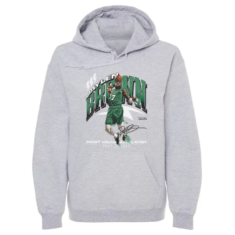 Jaylen Brown Boston 2024 Finals MVP Award WHT sold by 500 Level