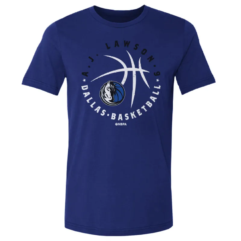 A.J. Lawson Dallas Mavericks Player Ball WHT sold by 500 Level