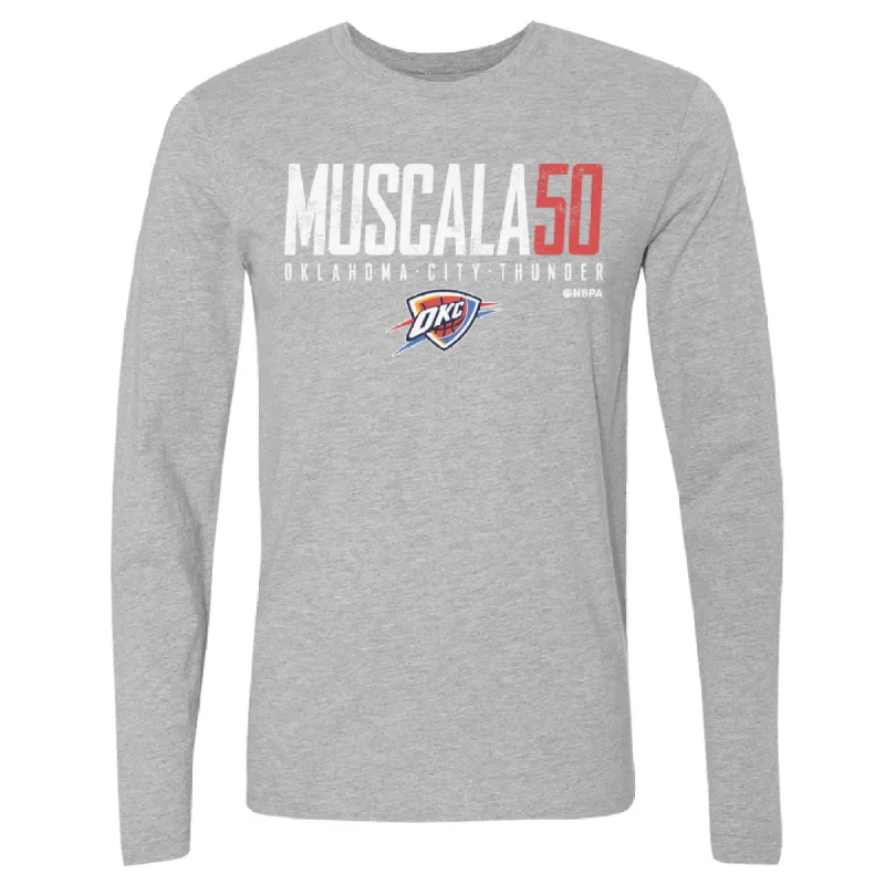 Mike Muscala Oklahoma City Thunder Elite WHT made by 500 Level