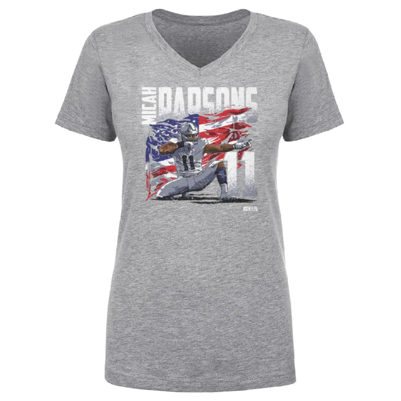 Micah Parsons Dallas American Flag WHT sold by 500 Level