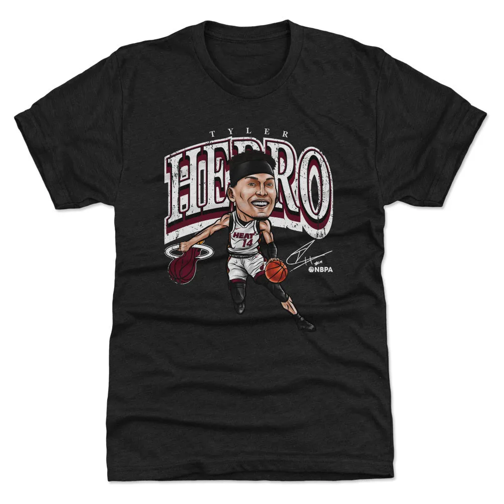Tyler Herro Miami Heat Cartoon WHT sold by 500 Level product image thumbnail 2