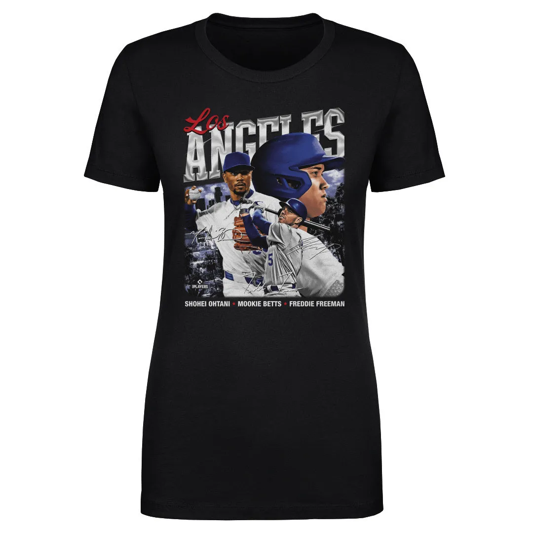 Shohei Ohtani Mookie Betts & Freddie Freeman Los Angeles D Trio WHT sold by 500 Level product image thumbnail 3