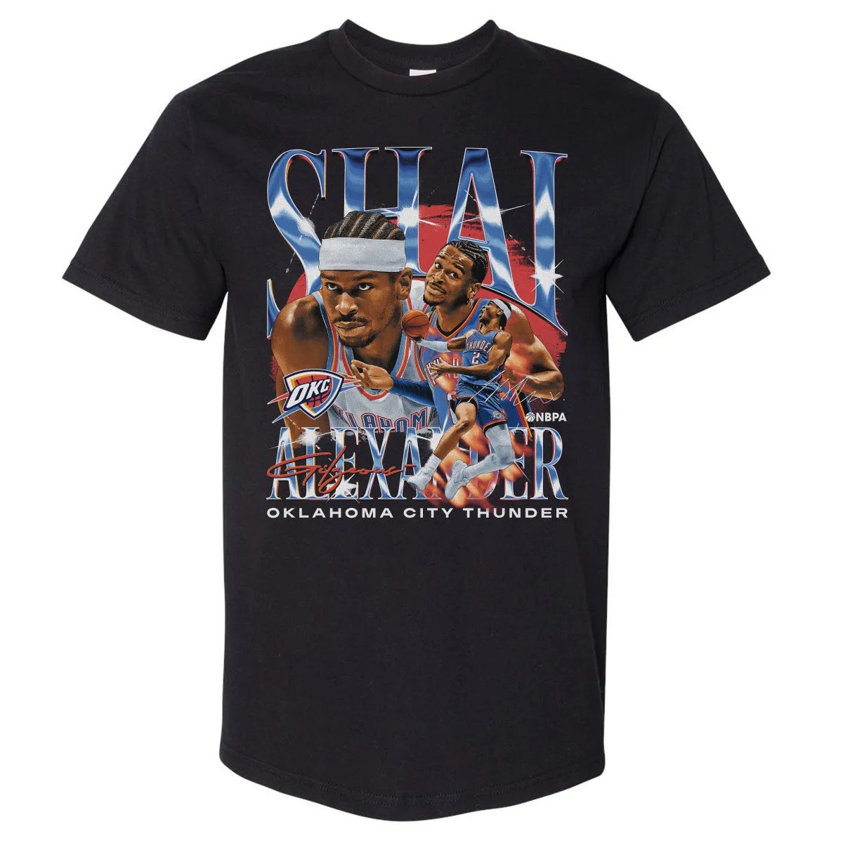 Shai Gilgeous-Alexander Oklahoma City Thunder Vintage WHT sold by 500 Level