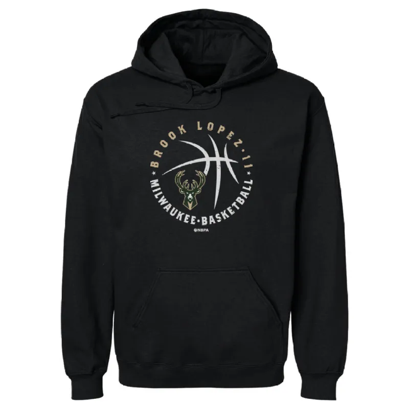Brook Lopez Milwaukee Bucks Player Ball WHT sold by 500 Level