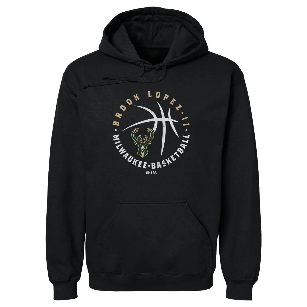Brook Lopez Milwaukee Bucks Player Ball WHT sold by 500 Level