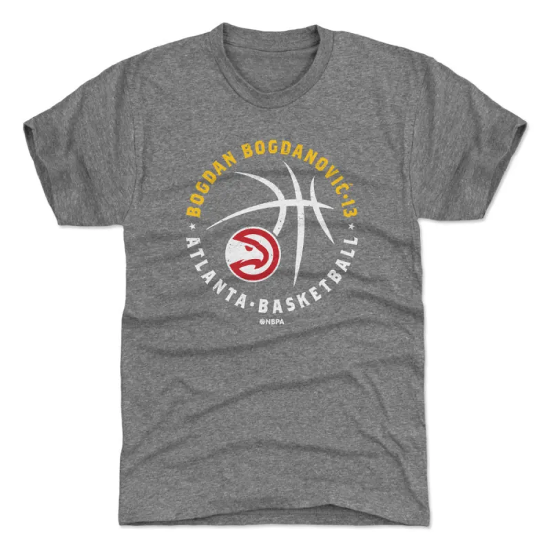 Bogdan Bogdanovic Atlanta Hawks Player Ball WHT sold by 500 Level