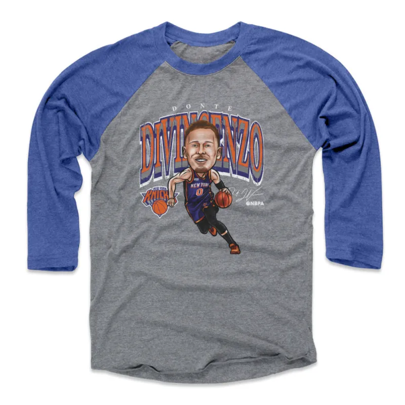 Donte DiVincenzo New York Knicks Cartoon WHT sold by 500 Level