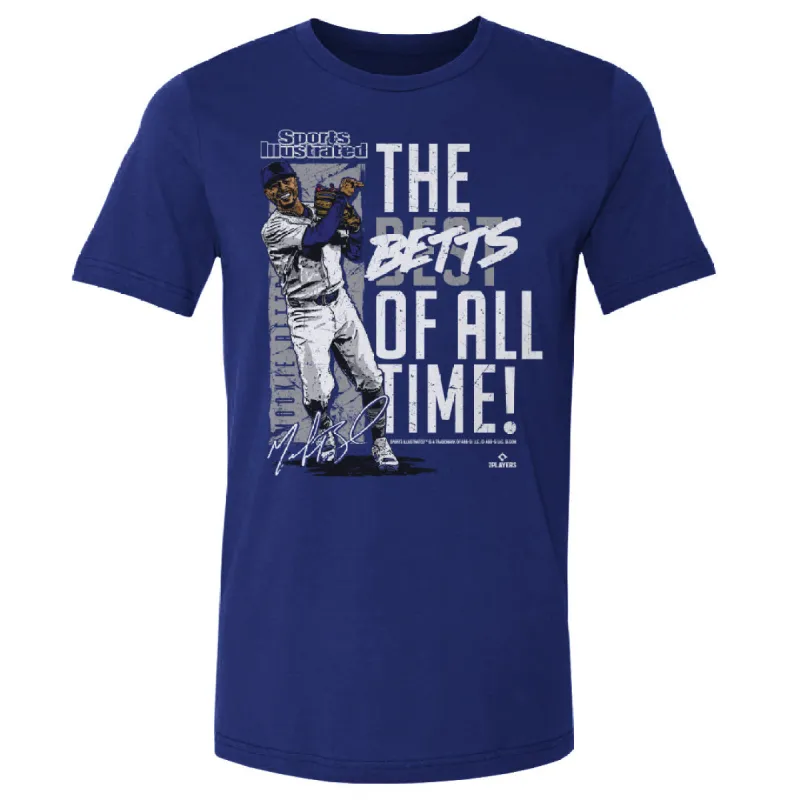 Mookie Betts Sports Illustrated & Los Angeles D Betts Of All Time WHT sold by 500 Level