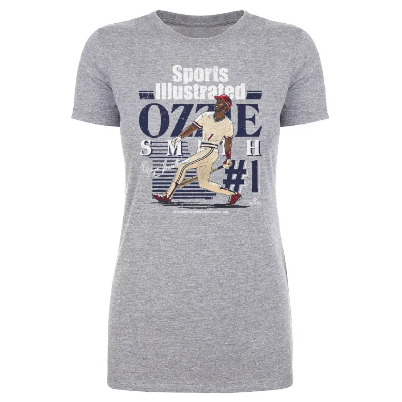 Ozzie Smith Sports Illustrated & St. Louis Player Name WHT sold by 500 Level