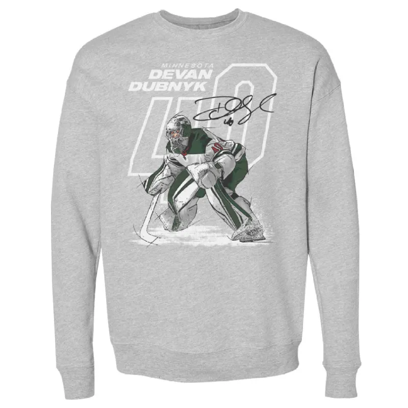 Devan Dubnyk Minnesota Offset WHT sold by 500 Level