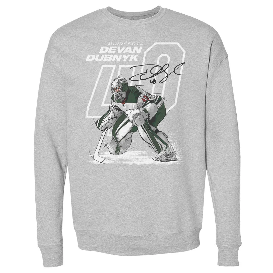 Devan Dubnyk Minnesota Offset WHT sold by 500 Level