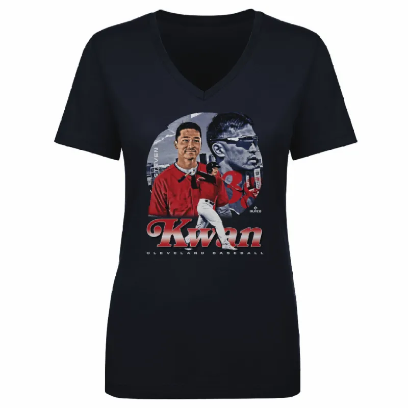 Steven Kwan Cleveland Vintage WHT sold by 500 Level