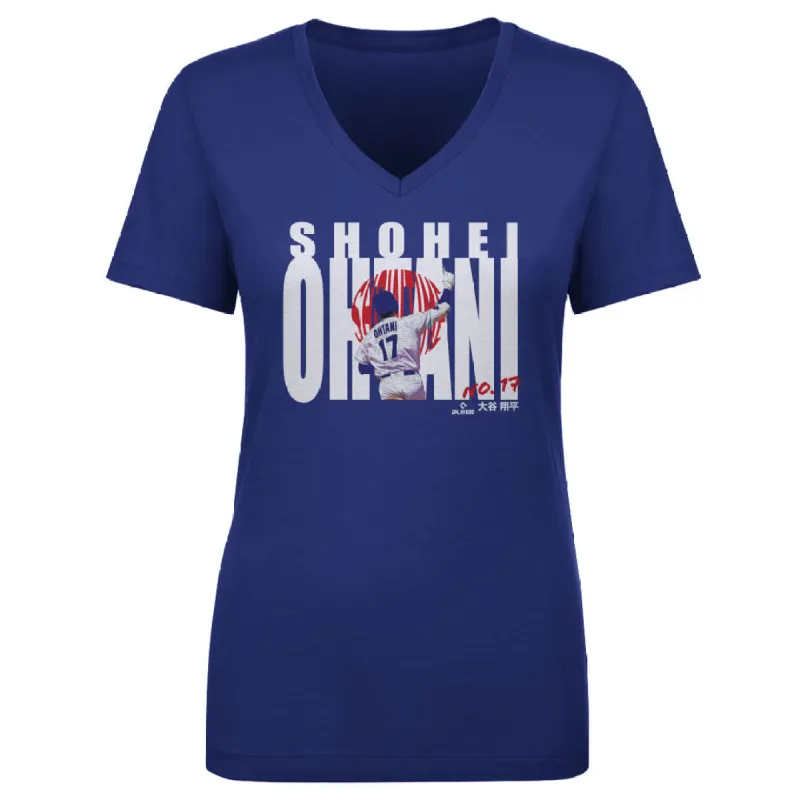 Shohei Ohtani Los Angeles D Bold Name WHT sold by 500 Level