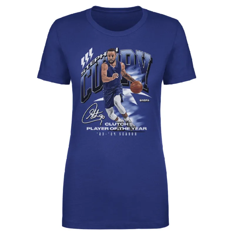 Steph Curry Golden State 2024 Clutch Player Award WHT sold by 500 Level