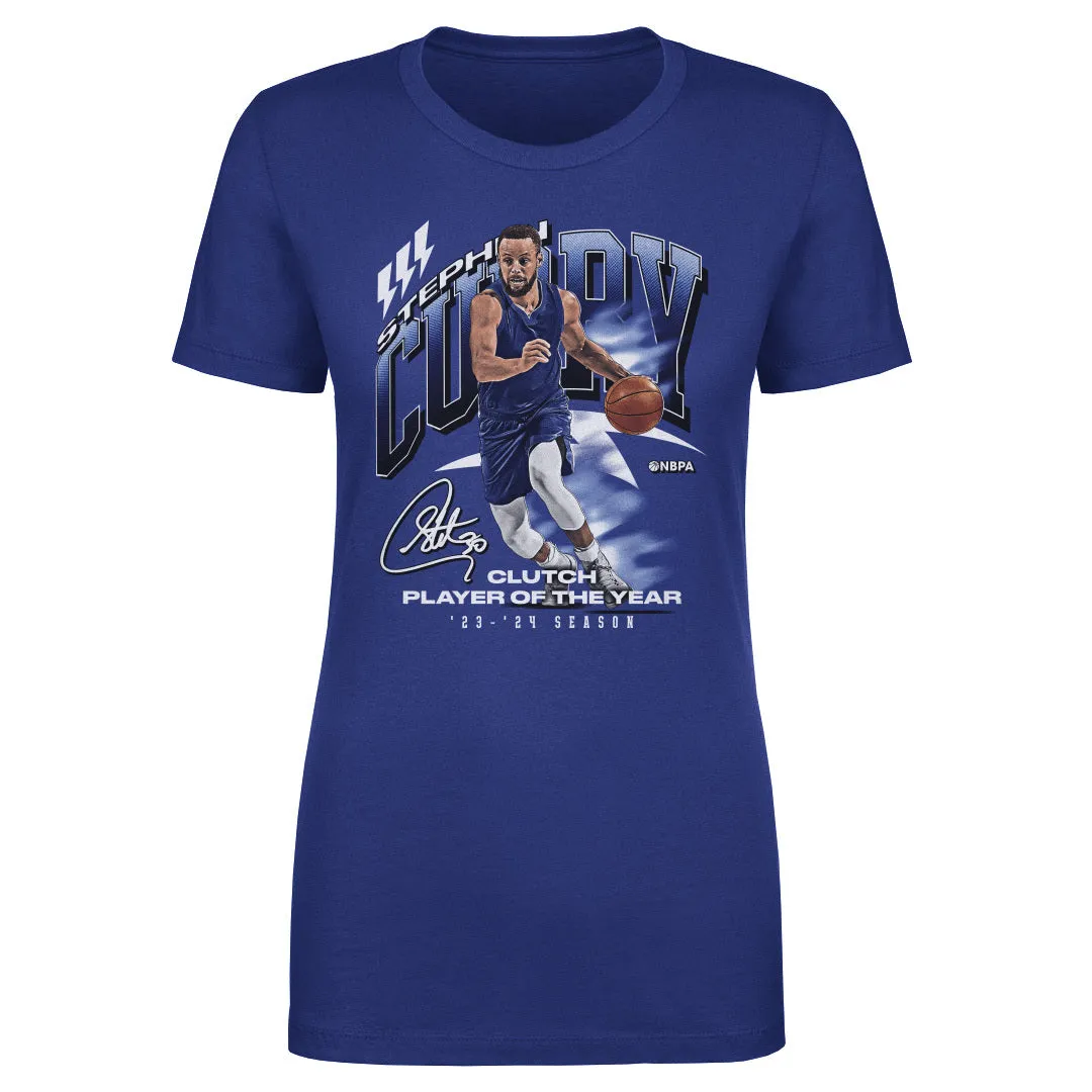 Steph Curry Golden State 2024 Clutch Player Award WHT sold by 500 Level