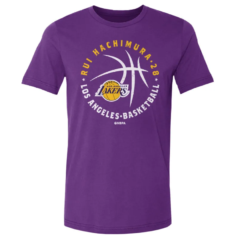 Rui Hachimura Los Angeles Lakers Player Ball WHT sold by 500 Level