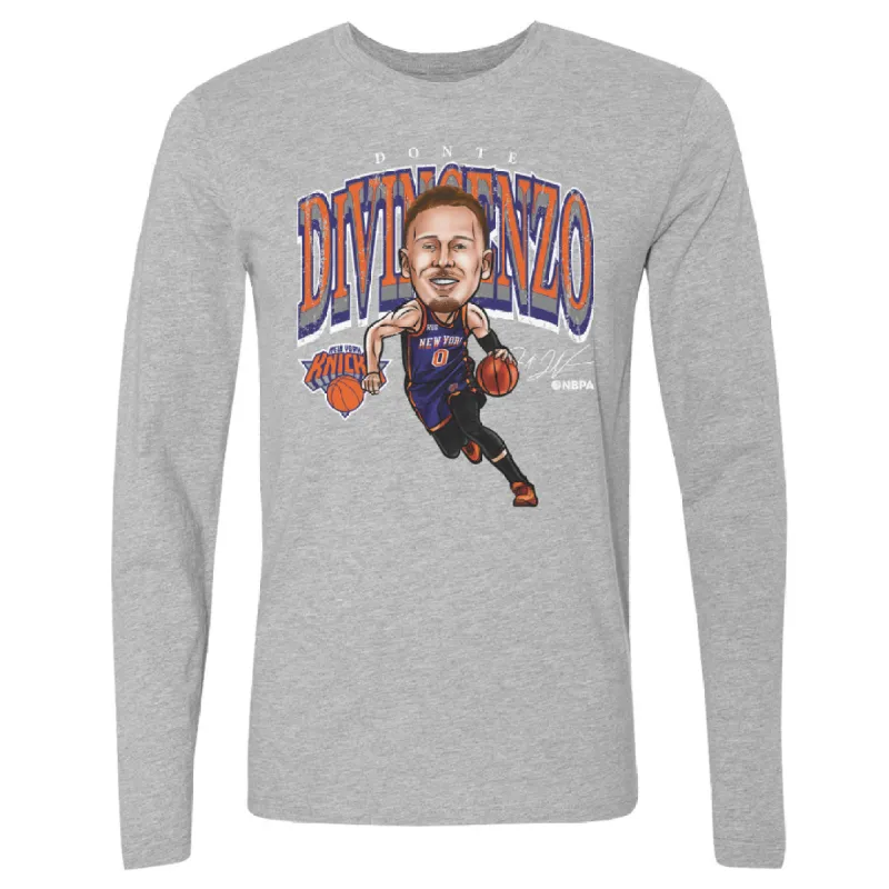 Donte DiVincenzo New York Knicks Cartoon WHT sold by 500 Level