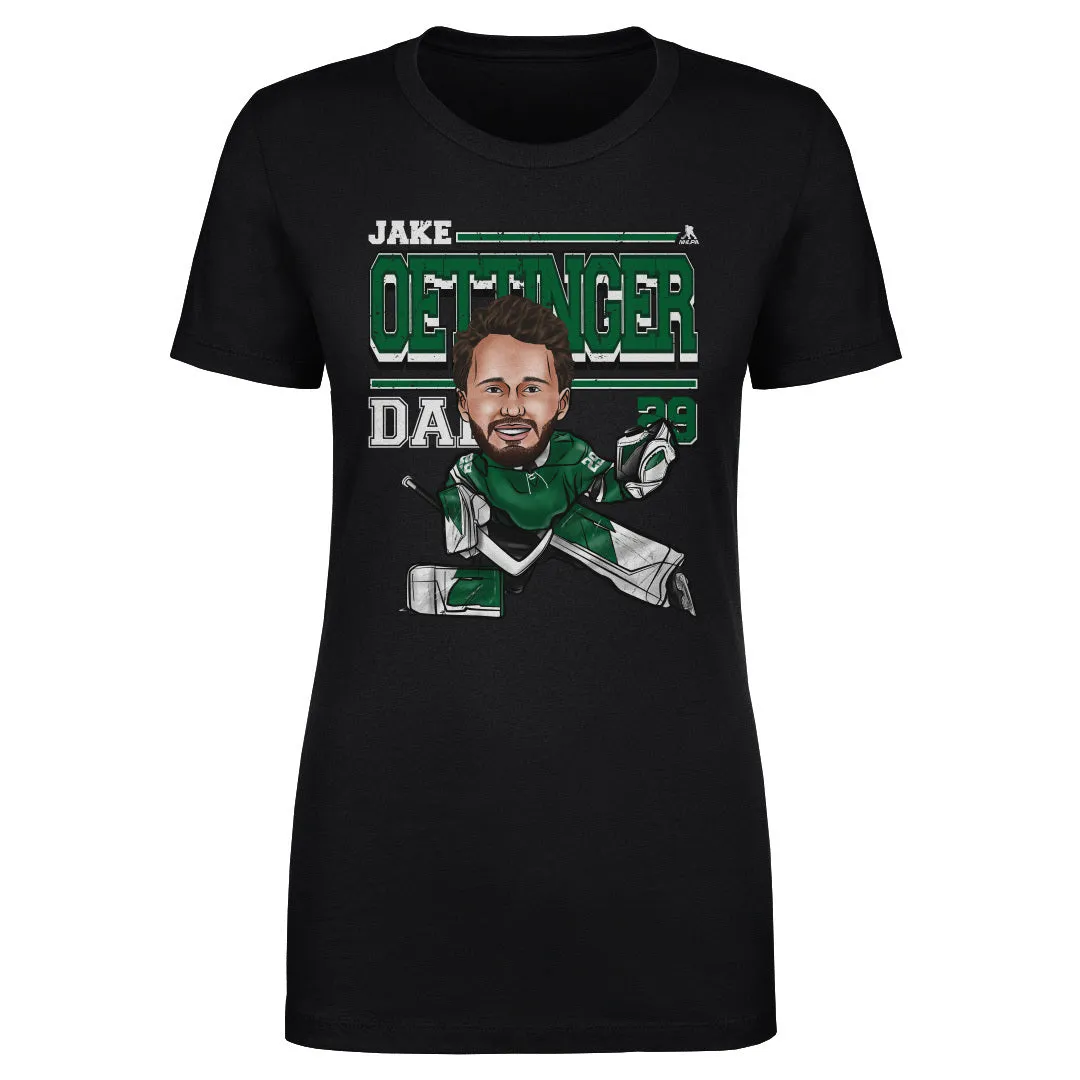 Jake Oettinger Dallas Cartoon WHT sold by 500 Level product image thumbnail 3