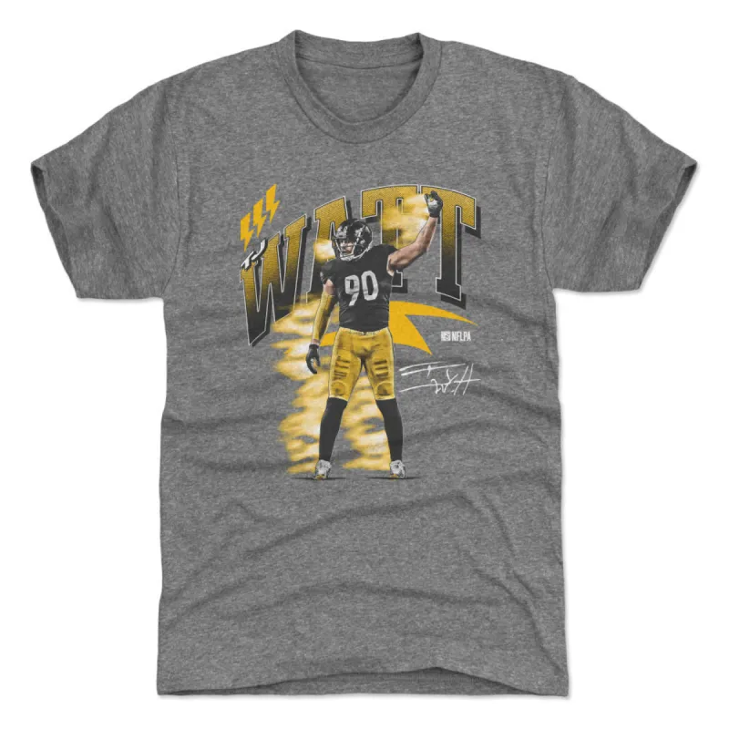 T.J. Watt Pittsburgh Retro WHT sold by 500 Level