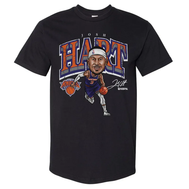 Josh Hart New York Knicks Cartoon WHT sold by 500 Level