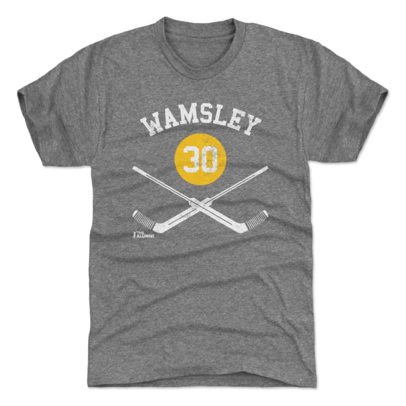 Rick Wamsley St. Louis 30 Goalie Sticks WHT sold by 500 Level