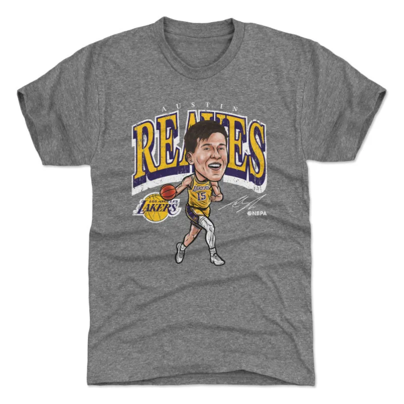 Austin Reaves Los Angeles Lakers Cartoon WHT sold by 500 Level