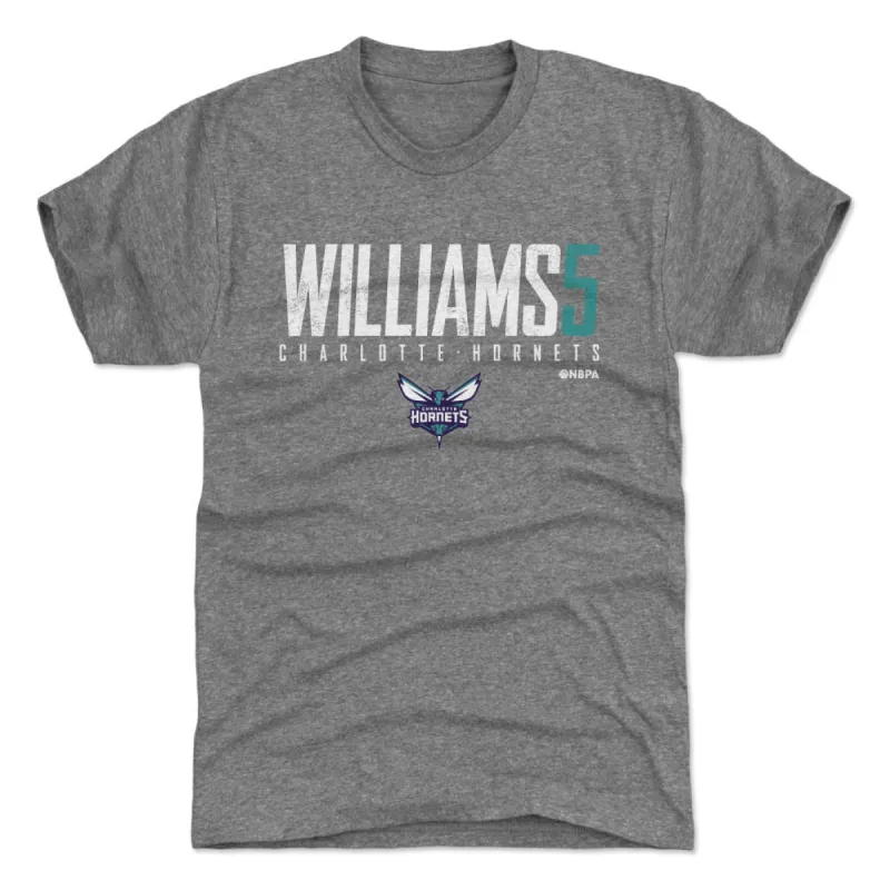 Mark Williams Charlotte Hornets Elite WHT sold by 500 Level