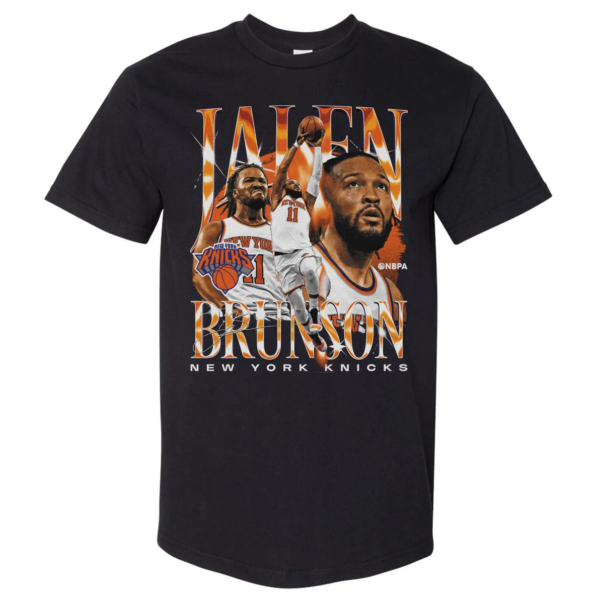 Jalen Brunson New York Knicks Vintage WHT sold by 500 Level