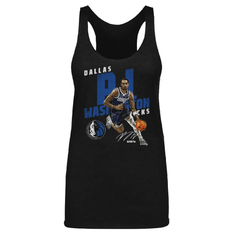 P.J. Washington Dallas Mavericks Slant WHT sold by 500 Level