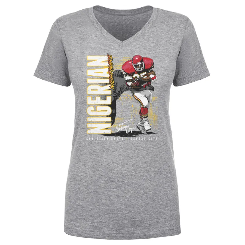 Christian Okoye Kansas City Vertical WHT sold by 500 Level